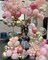 50-Pack Blush Pink Balloon Set 12in – Pastel, Champagne Gold & Confetti Boho Party Decor